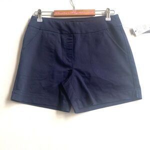 (A6) Violets & Roses Navy Blue Shorts, Size 8/29, NWT
